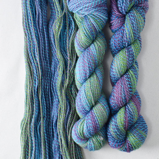 Psychadelic B - Miss Babs Junction Fiber Mill Making Tracks Lite yarn