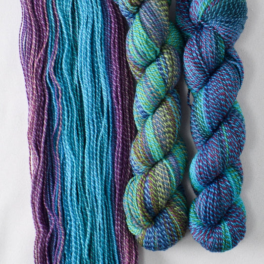 Psychadelic H - Miss Babs Junction Fiber Mill Making Tracks Lite yarn