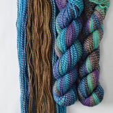 Psychadelic J - Miss Babs Junction Fiber Mill Making Tracks Lite yarn