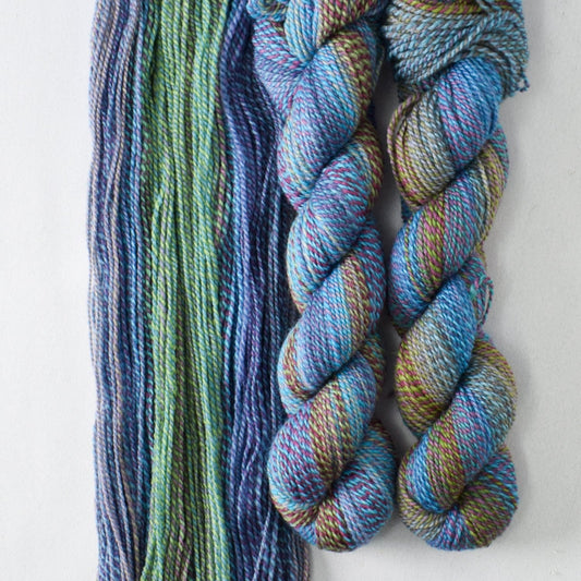 Psychadelic L - Miss Babs Junction Fiber Mill Making Tracks Lite yarn