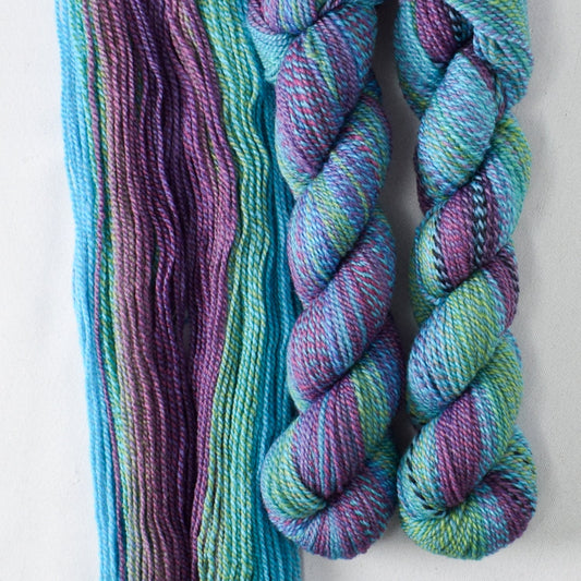 Psychadelic M - Miss Babs Junction Fiber Mill Making Tracks Lite yarn