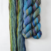 Psychedelic 1 - Miss Babs Junction Fiber Mill Making Tracks Lite yarn