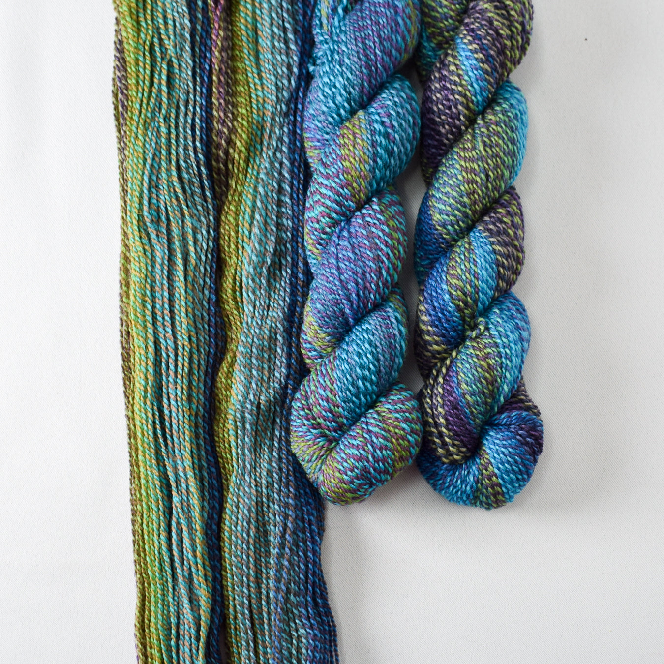 Psychedelic 1 - Miss Babs Junction Fiber Mill Making Tracks Lite yarn