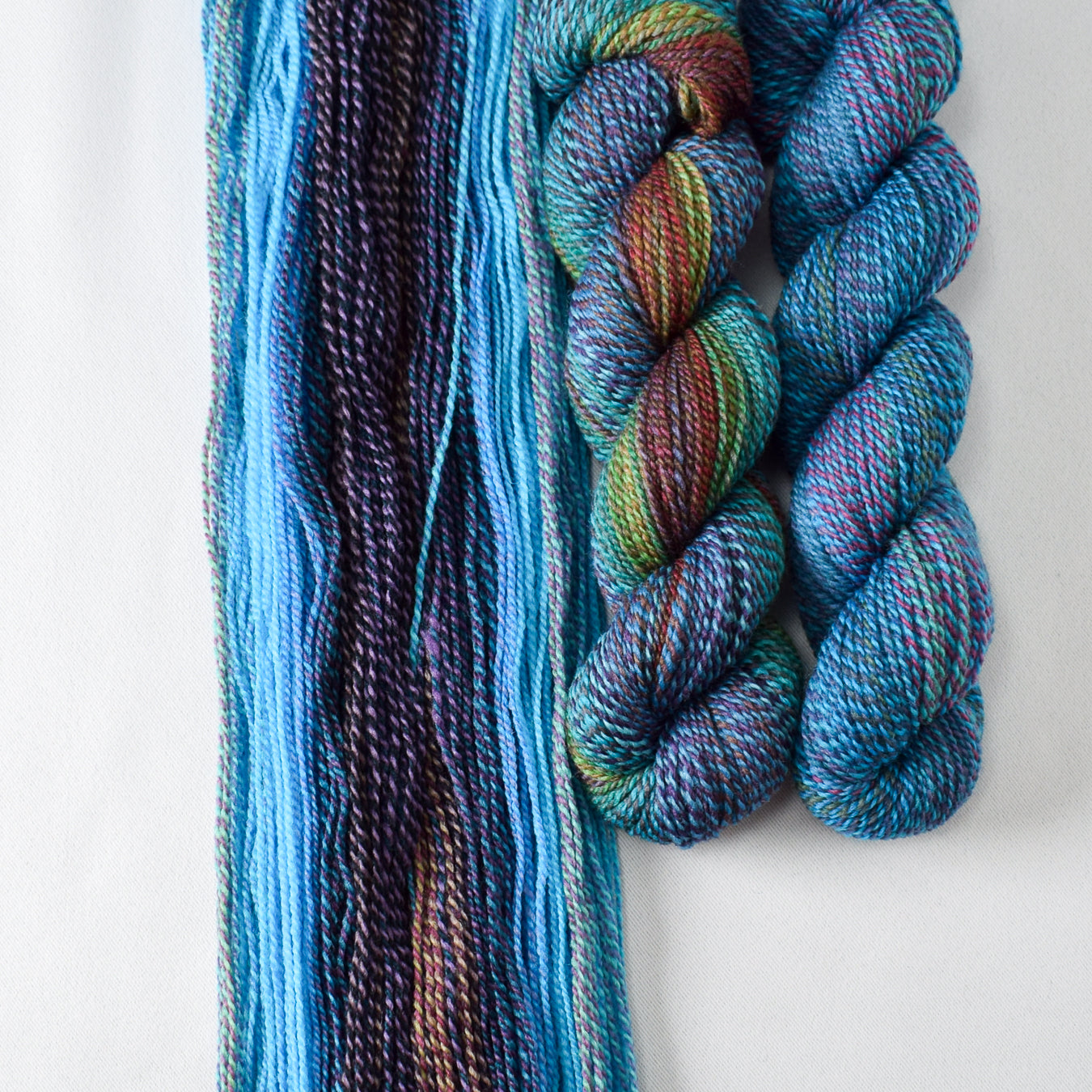 Psychedelic 2 - Miss Babs Junction Fiber Mill Making Tracks Lite yarn