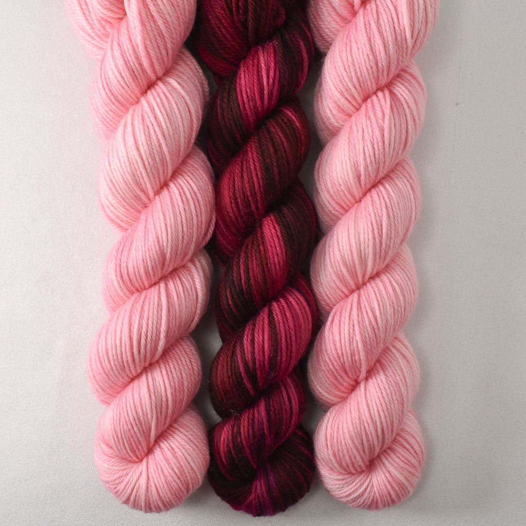Puna Flamingo and Be Mine - Miss Babs Yowza Mini Killer Queen Cowl Set
