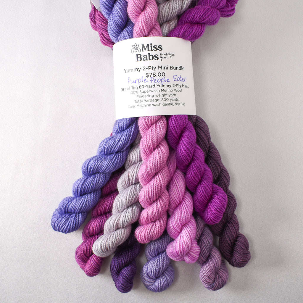 Purple People Eater - Miss Babs Yummy 2-Ply Mini Bundle