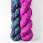 Pyschedelic and Sweet Gum - Miss Babs Junction Fiber Mill Making Tracks Lite and Killington Set