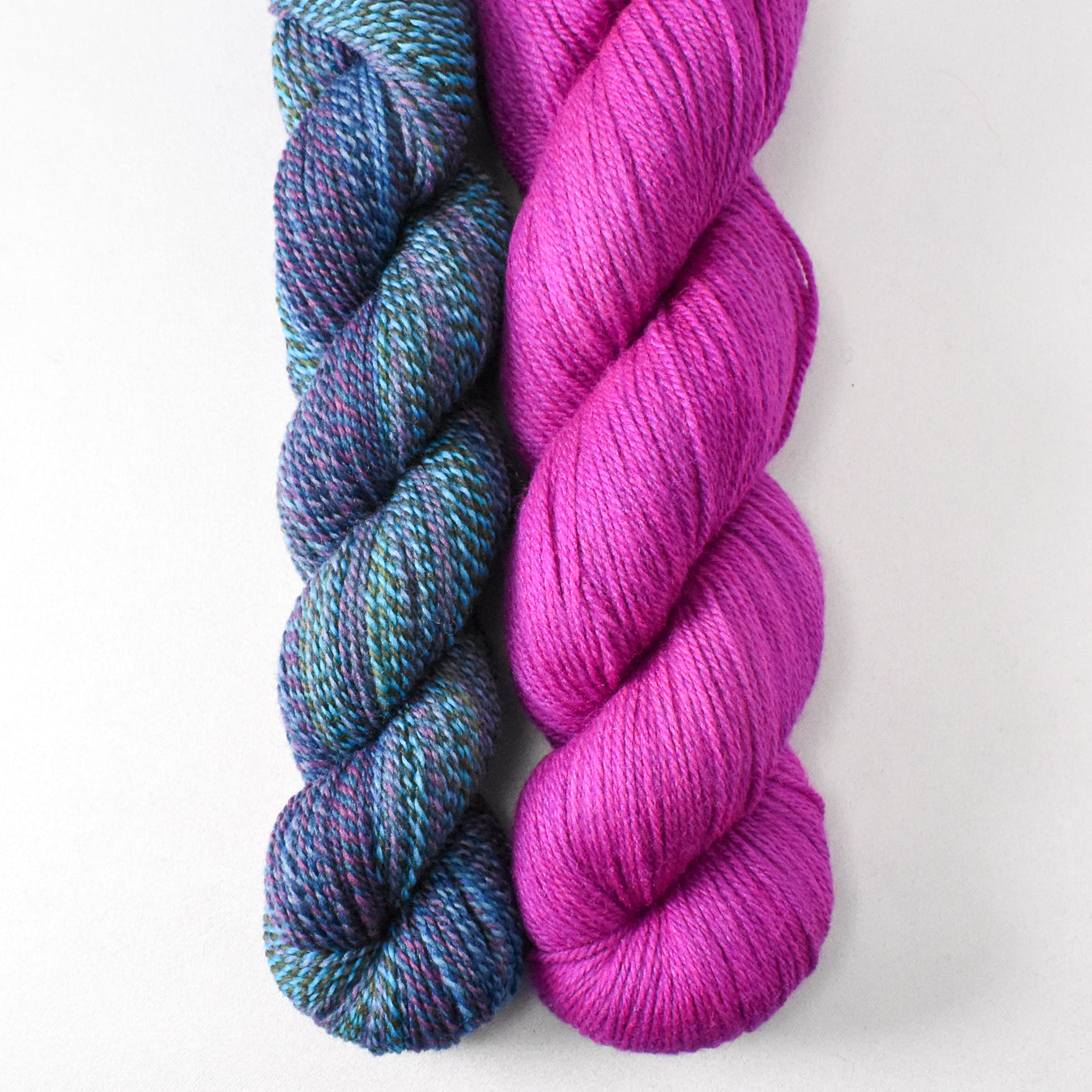 Pyschedelic and Sweet Gum - Miss Babs Junction Fiber Mill Making Tracks Lite and Killington Set