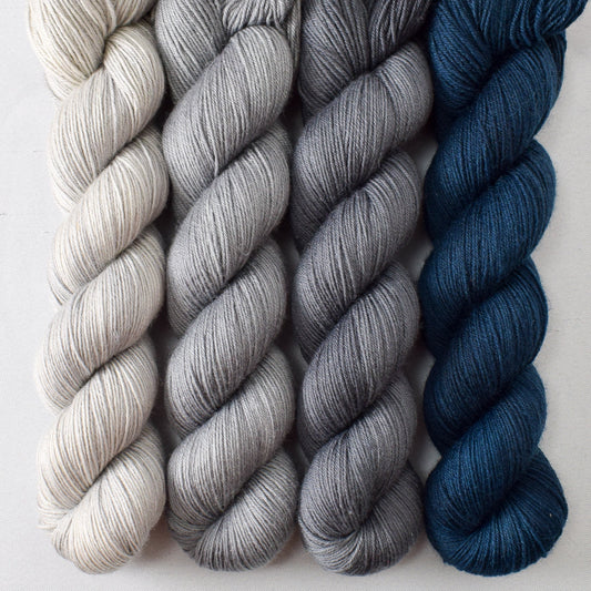Quicksilver, Slate, Moonscape, and Franklin - Miss Babs Katahdin 437 Quartet