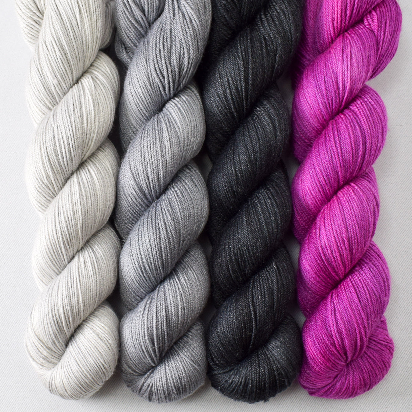Quicksilver, Slate, Obsidian, and Sweet Gum - Miss Babs Tarte Quartet