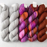 Quicksilver and Deep Sea Jellyfish with Russet - Miss Babs Framed Sweater Set