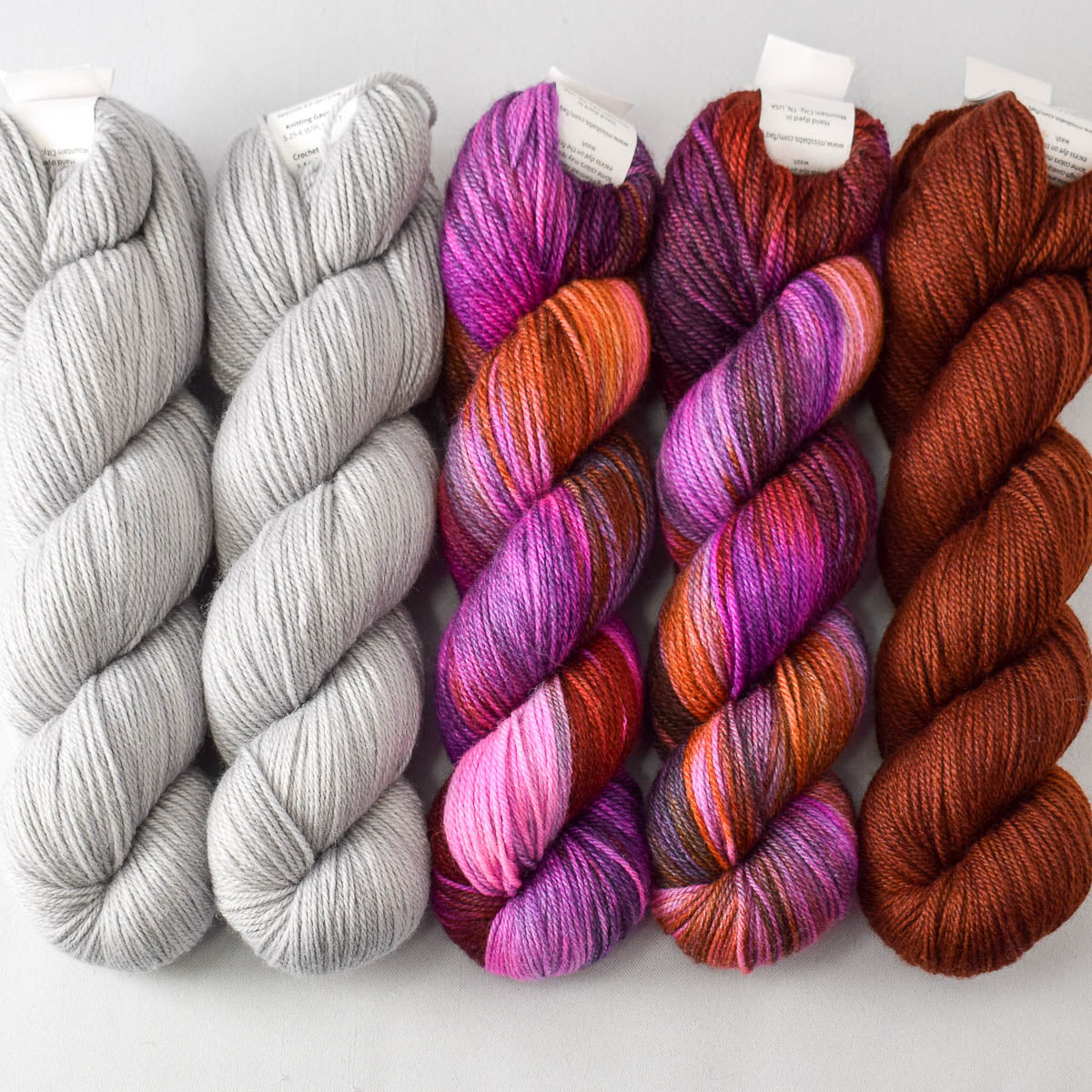 Quicksilver and Deep Sea Jellyfish with Russet - Miss Babs Framed Sweater Set