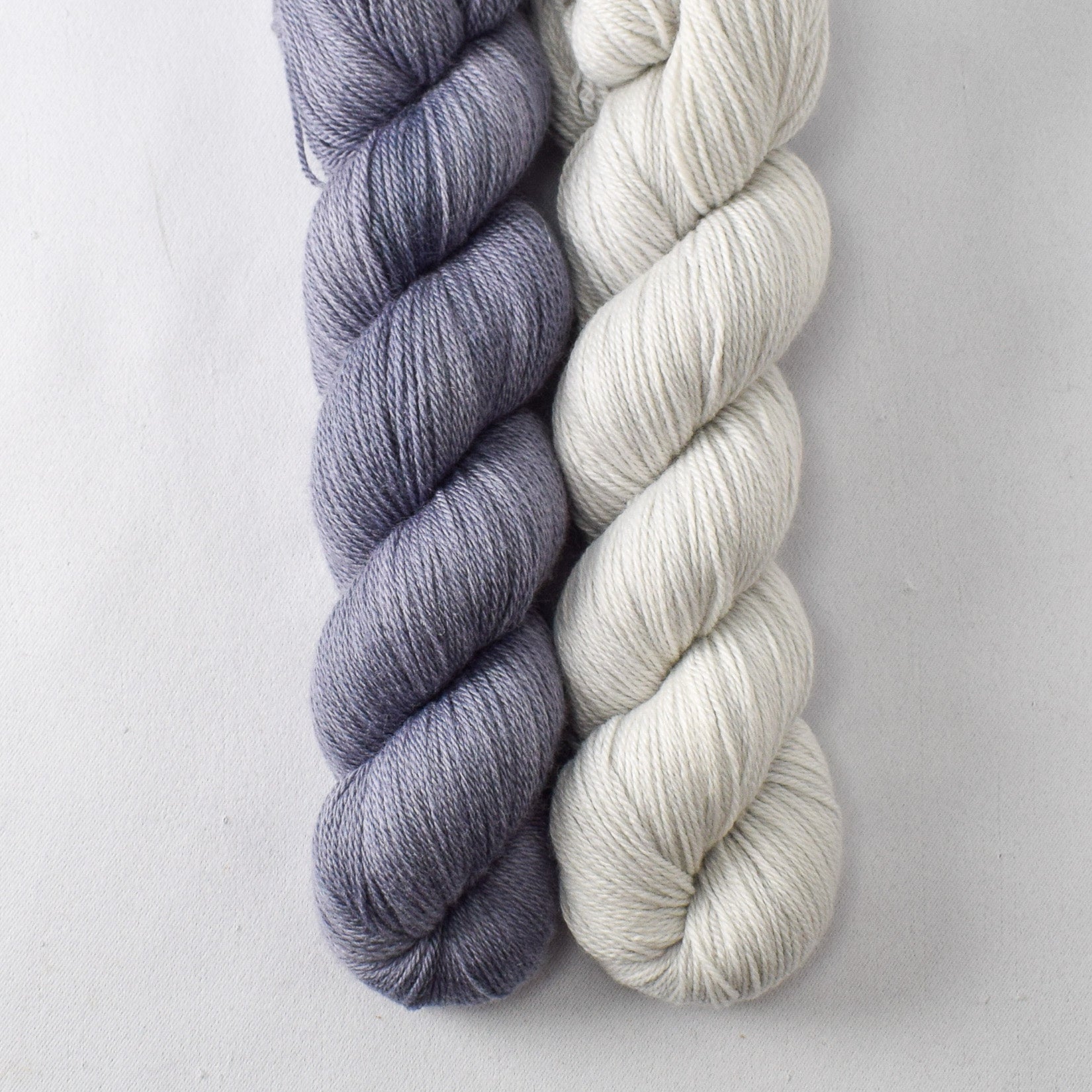 Radura: French Violet and Ice Garden - Miss Babs Caroline Duo