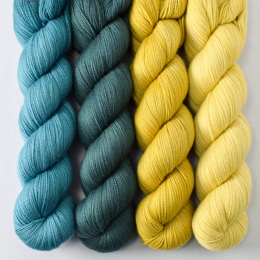 Rainforest, Blackwatch, Cumin, and Olive Jade - Miss Babs Avon Quartet