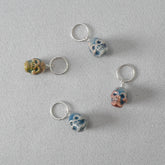 Raku Skulls Stitch Markers