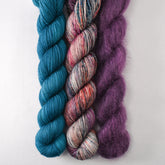 River Dee, Rock Around the Clock, and Sagrada - Miss Babs Pillowy Cowl Set