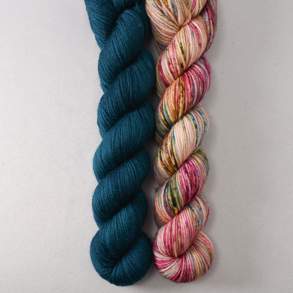 River Severn and Spring Flowers - Miss Babs Yowza Mini Duo
