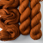 Roasted Pumpkin - Miss Babs Laurel Falls Shaniko Merino wool yarn