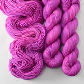 Rosey Dawn - Miss Babs Yummy 2-Ply superwash Merino wool yarn