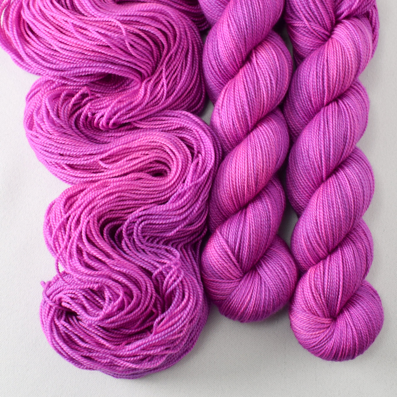 Rosey Dawn - Miss Babs Yummy 2-Ply superwash Merino wool yarn
