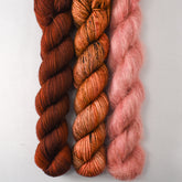 Russet, Center of the Universe, and Adobe - Miss Babs Pillowy Cowl Set