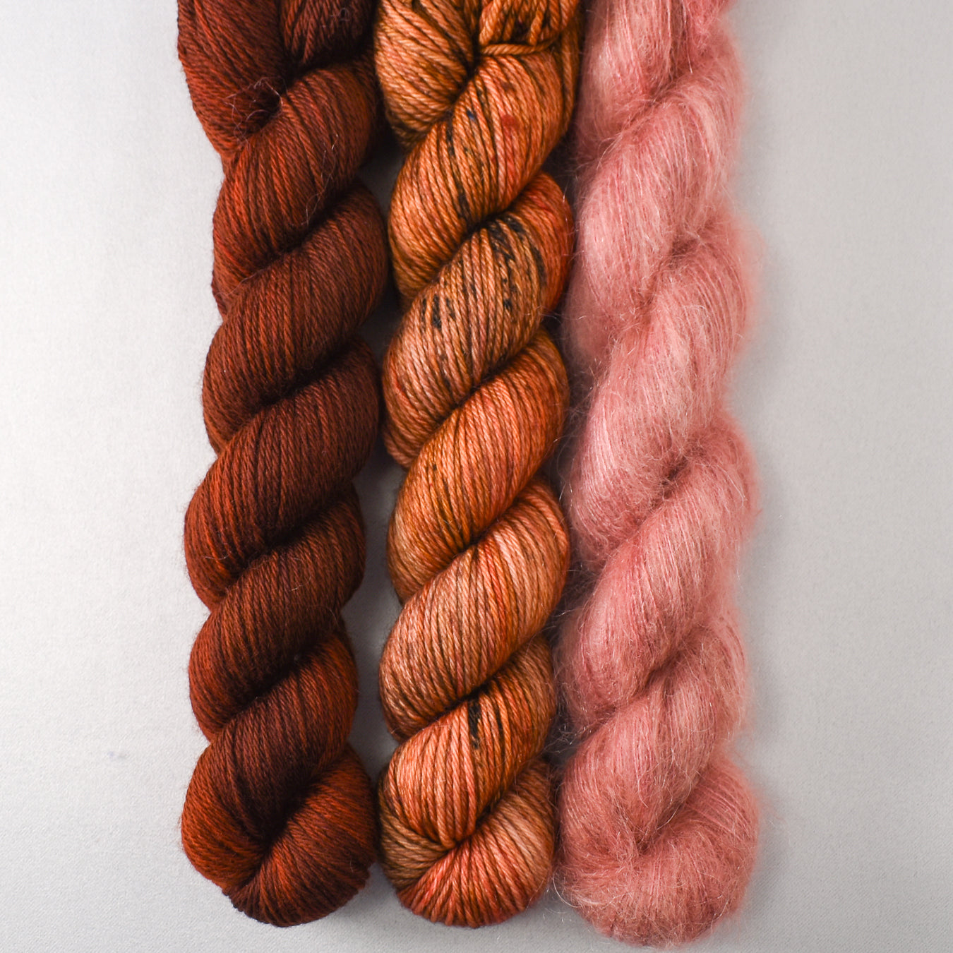 Russet, Center of the Universe, and Adobe - Miss Babs Pillowy Cowl Set