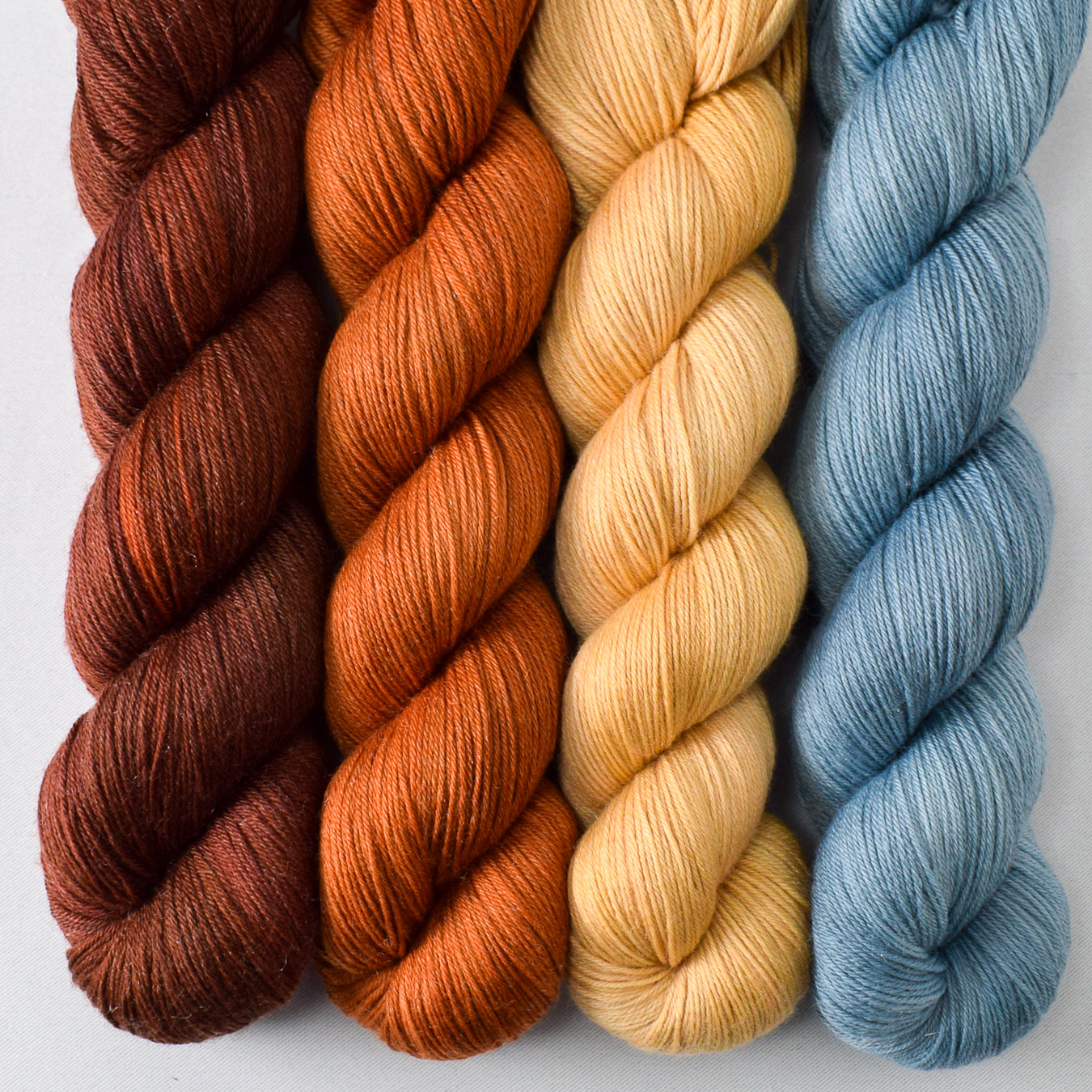 Russet, Cygnus, Billy Button, and Bokhara - Miss Babs Tarte Quartet
