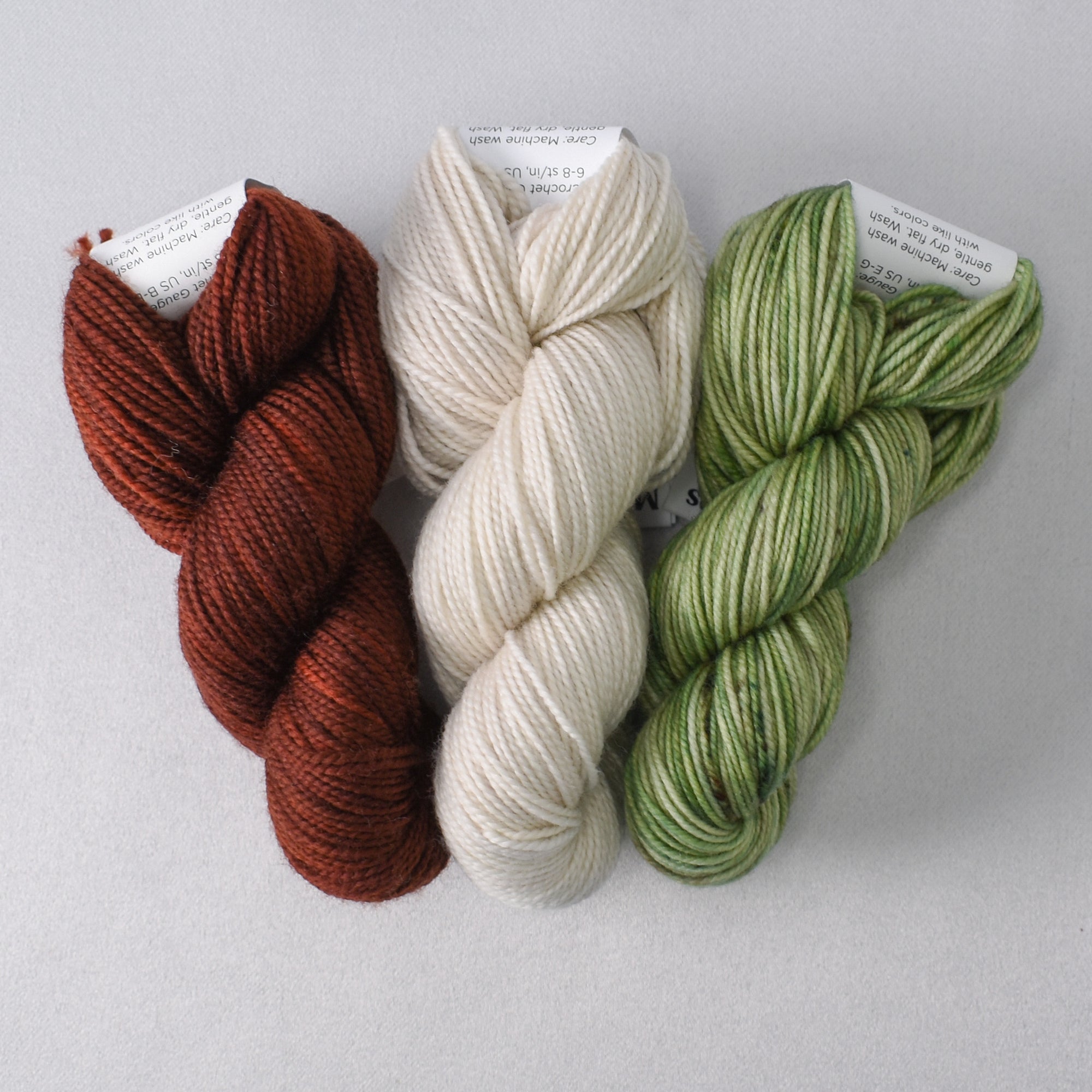 Russet, White Peppercorn, and Peace Lily - Sweater Weather Mystery Gnome Set - Babette