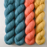 Sadalmelik, Correa, and Umi Tongue - Miss Babs Photo 51: The DNA Shawl Set
