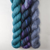 Sadalmelik, Iris Jubilee, and Stowaway - Miss Babs Pillowy Cowl Set