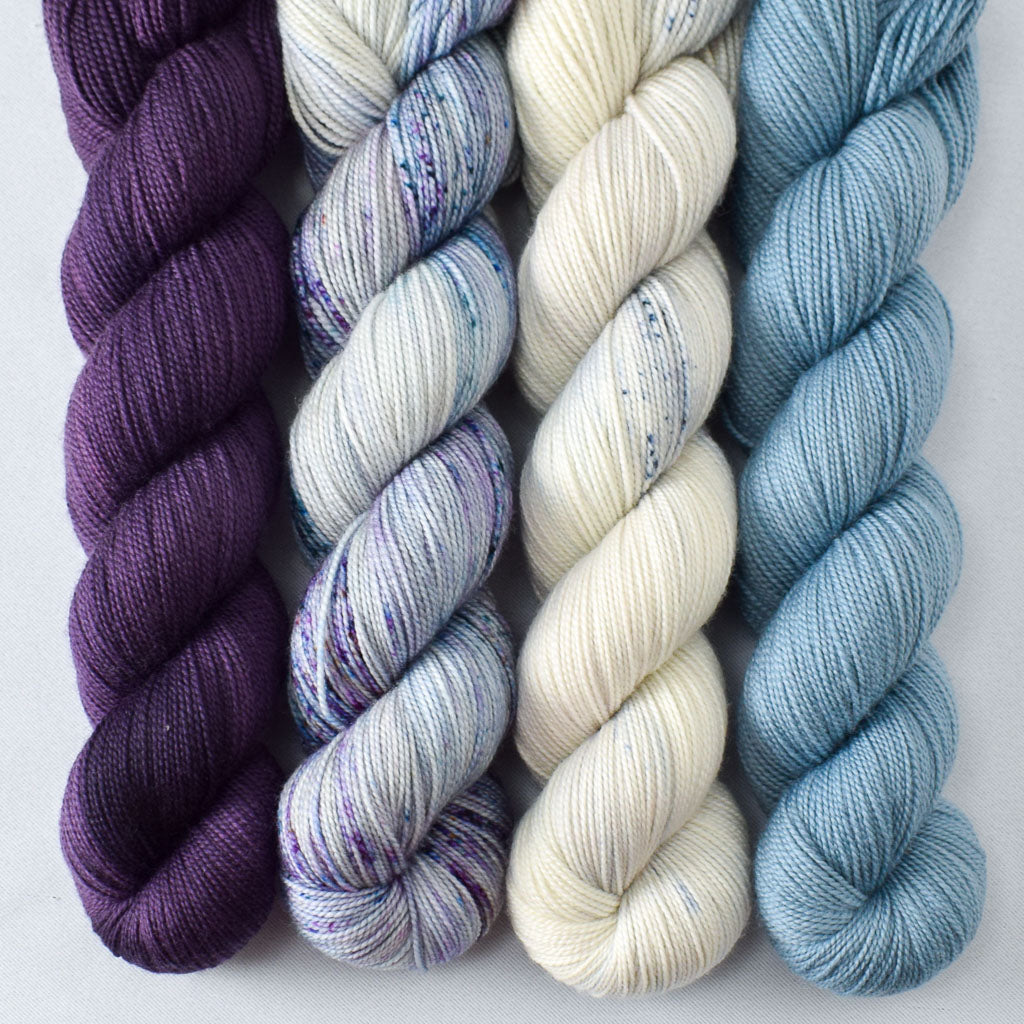 Sagrada, Mariposa, Camp Mug, and Bokhara - Miss Babs Yummy 2-Ply Quartet