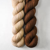 Sand Dollar and Dark Chocolate - Miss Babs 2-Ply Duo