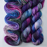 Sans Souci - Miss Babs Estrellita fingering weight superwash merino and Lurex yarn