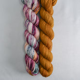 Sawtooth Star and Old Gold - Yowza Mini Duo - Babette