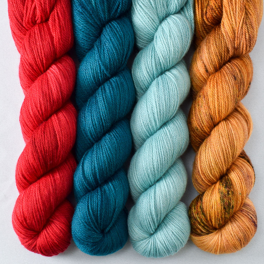 Scarlet Letter, River Severn, Keppel, and Foxy - Miss Babs Caroline Quartet