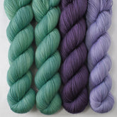 Seaside, Dusk, and Sea Urchin - Miss Babs Photo 51: The DNA Shawl Set
