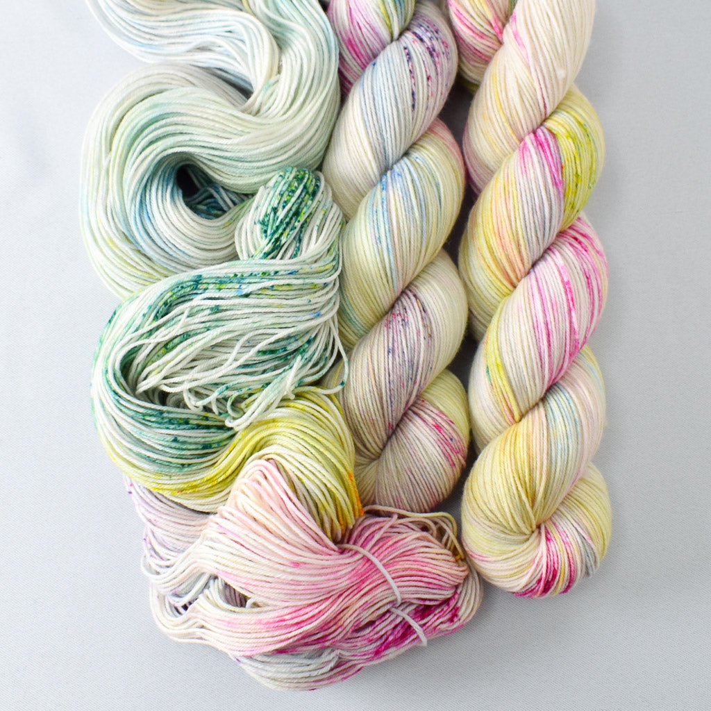 Sequins and Fringe - Miss Babs Putnam Merino wool and nylon sock yarn