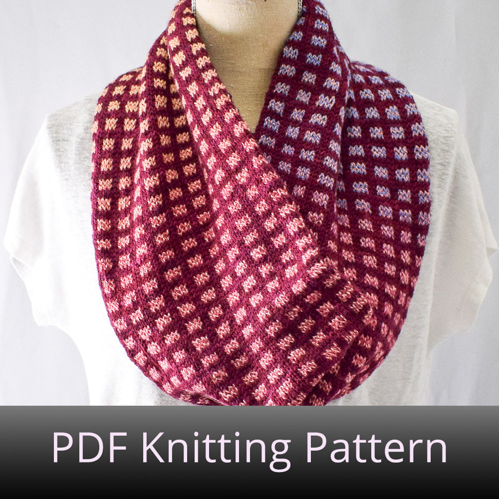 Skyscraper Windows - PDF Knitting Pattern
