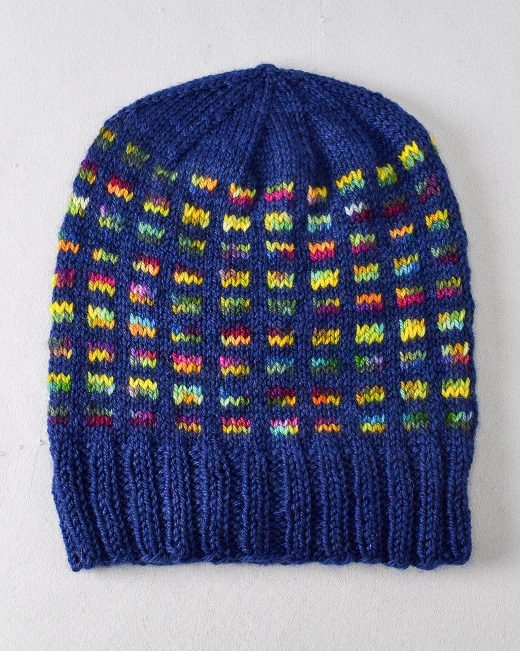 Skyscraper Windows Hat - PDF Knitting Pattern