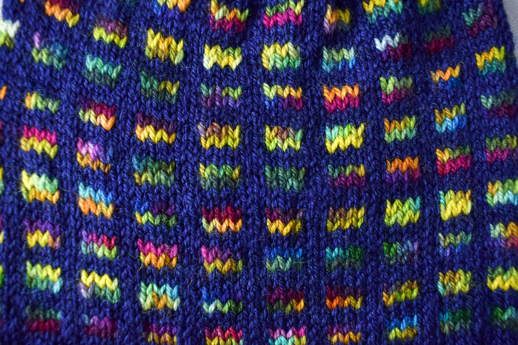 Skyscraper Windows Hat - PDF Knitting Pattern