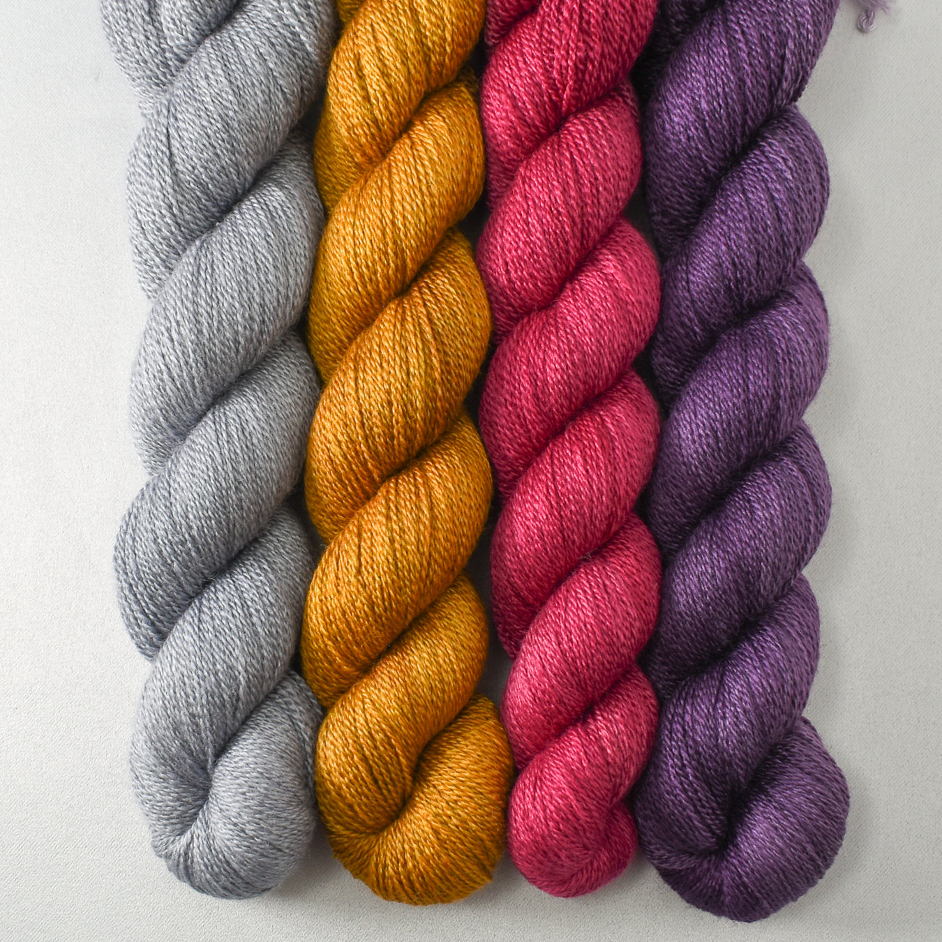 Slate, Old Gold, Zinfandel, and Sagrada - Miss Babs Yet Quartet