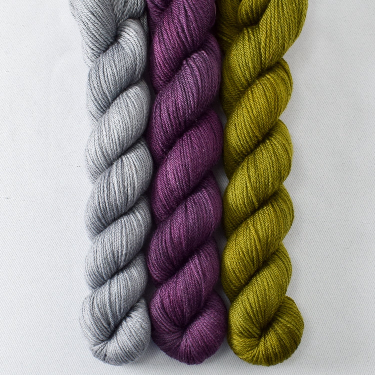 Slate, Tulipa, and Moss - Miss Babs Yowza Mini Trio