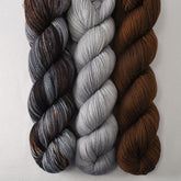 S'mores, Shale, and Dark Chocolate - Miss Babs Yummy 2-Ply Trio