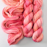 Spotted Flowers - Miss Babs Tarte wool blend sock yarn