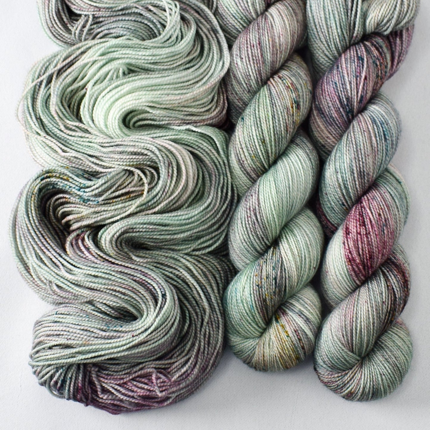 Spring at Pullen Park - Miss Babs Yummy 2-Ply superwash Merino wool yarn