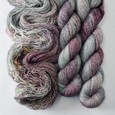 Spring at Pullen Park - Miss Babs Estrellita fingering weight superwash merino and Lurex yarn