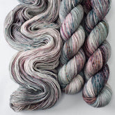 Spring at Pullen Park - Miss Babs Putnam Merino wool and nylon sock yarn