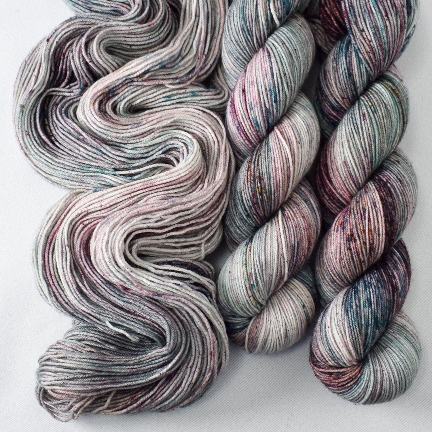 Spring at Pullen Park - Miss Babs Putnam Merino wool and nylon sock yarn