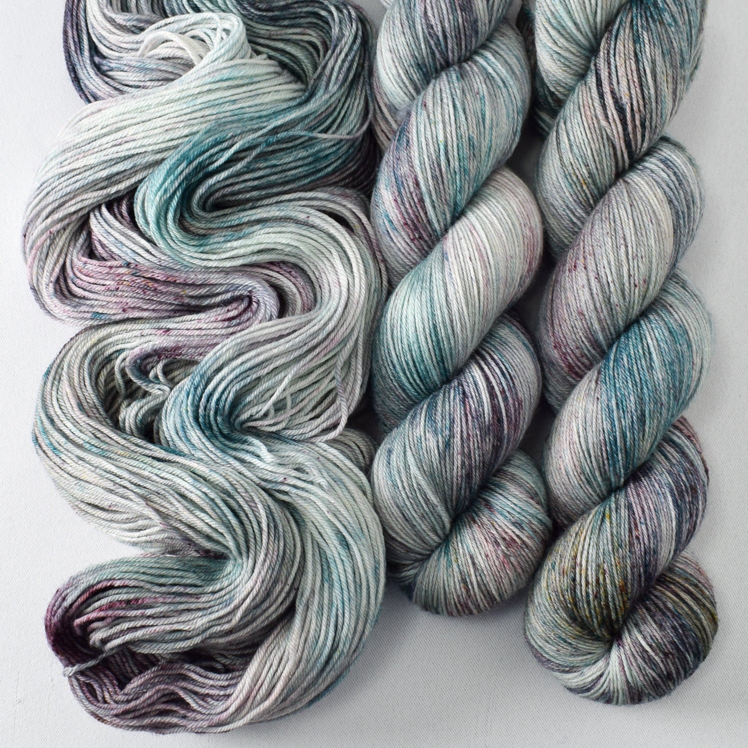 Spring at Pullen Park - Miss Babs Tarte wool blend sock yarn