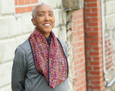 Stained Glass Cowl - Handmade Sample Garment